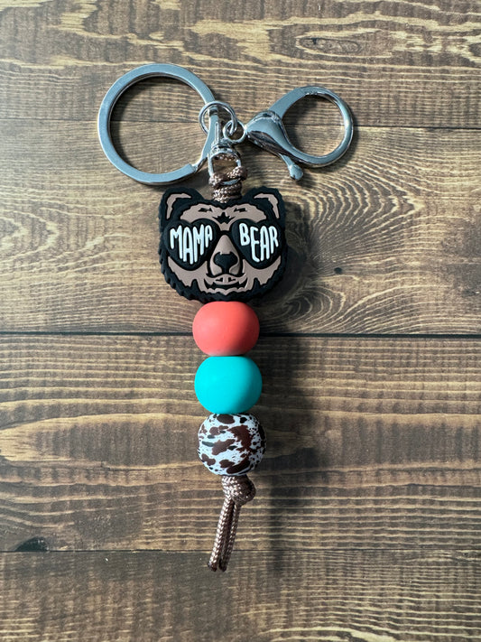 Mama Bear Mini Keychain