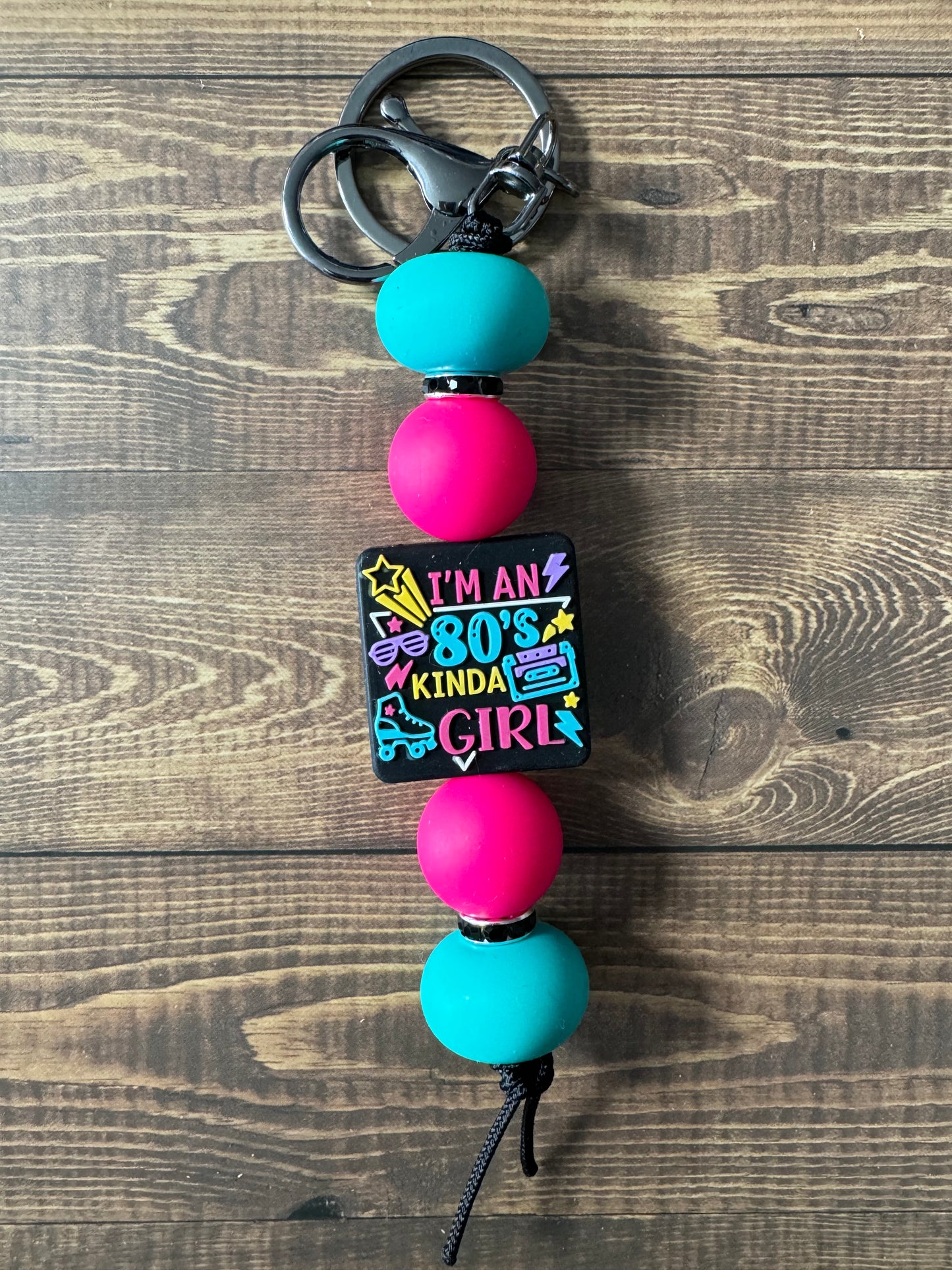 80’s Kinda Girl Long Keychain