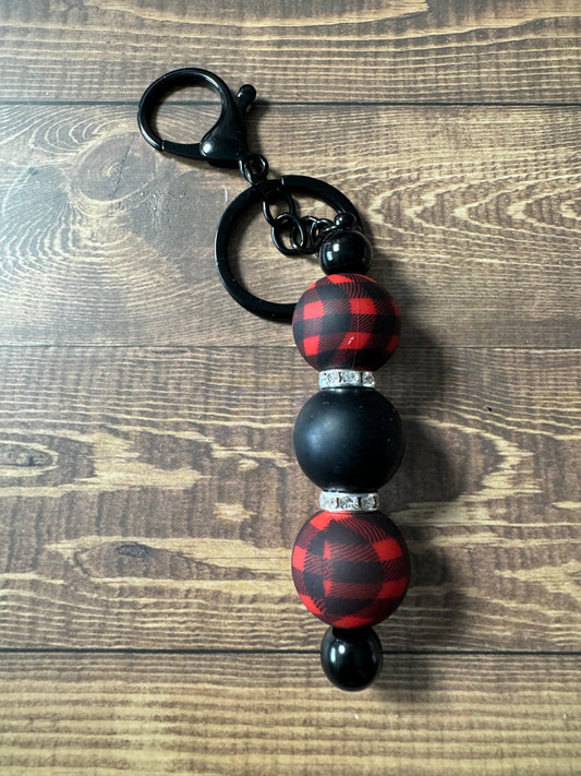 Buffalo Plaid Mini Keychain