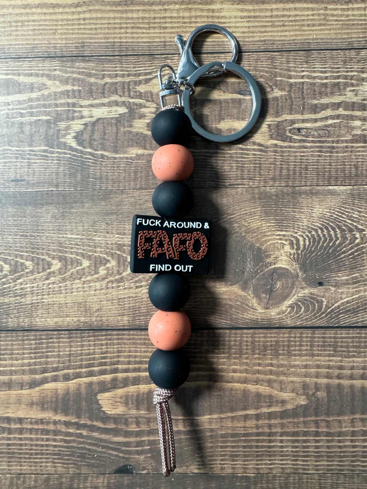 FAFO Long Keychain