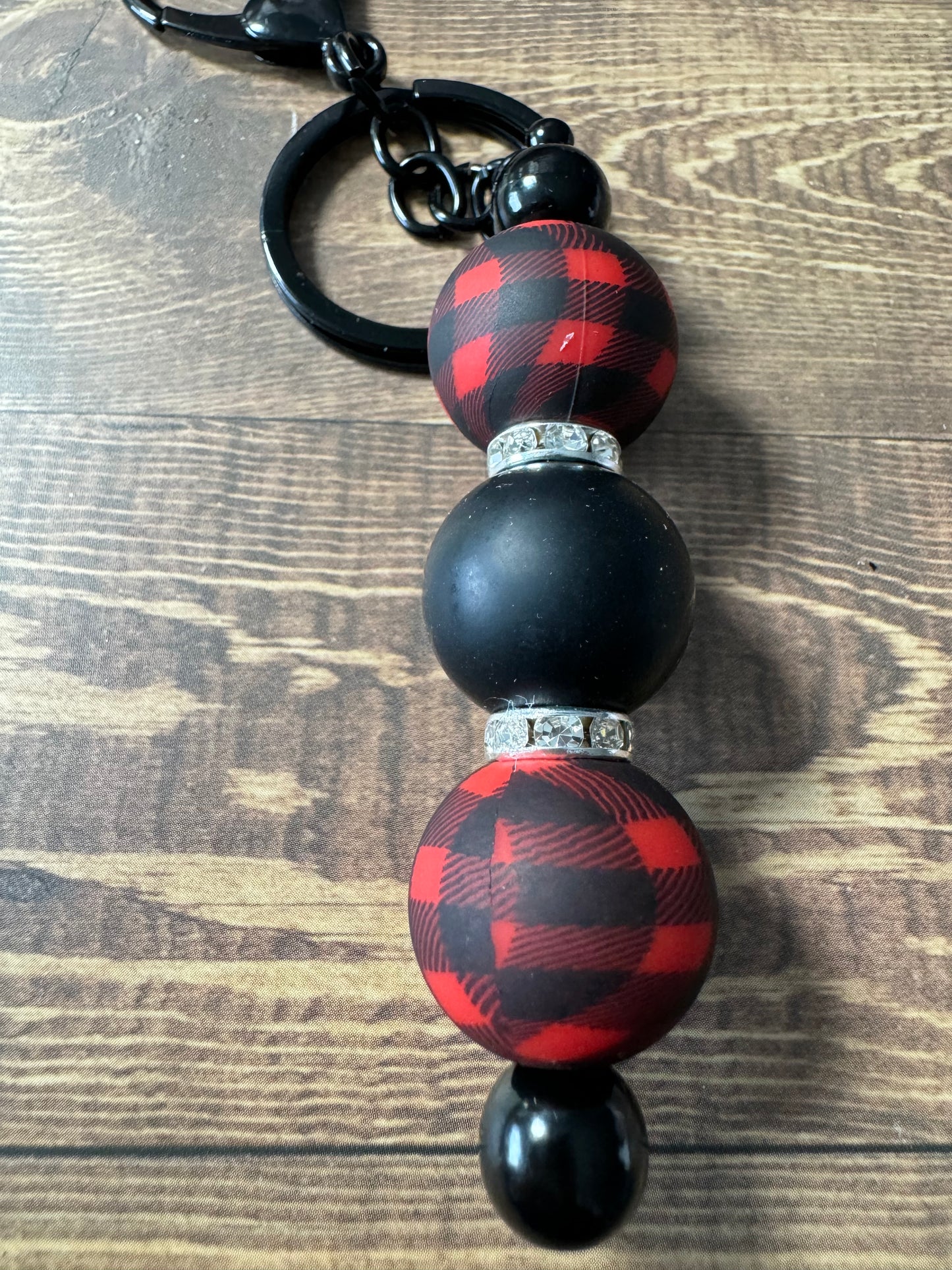 Buffalo Plaid Mini Keychain