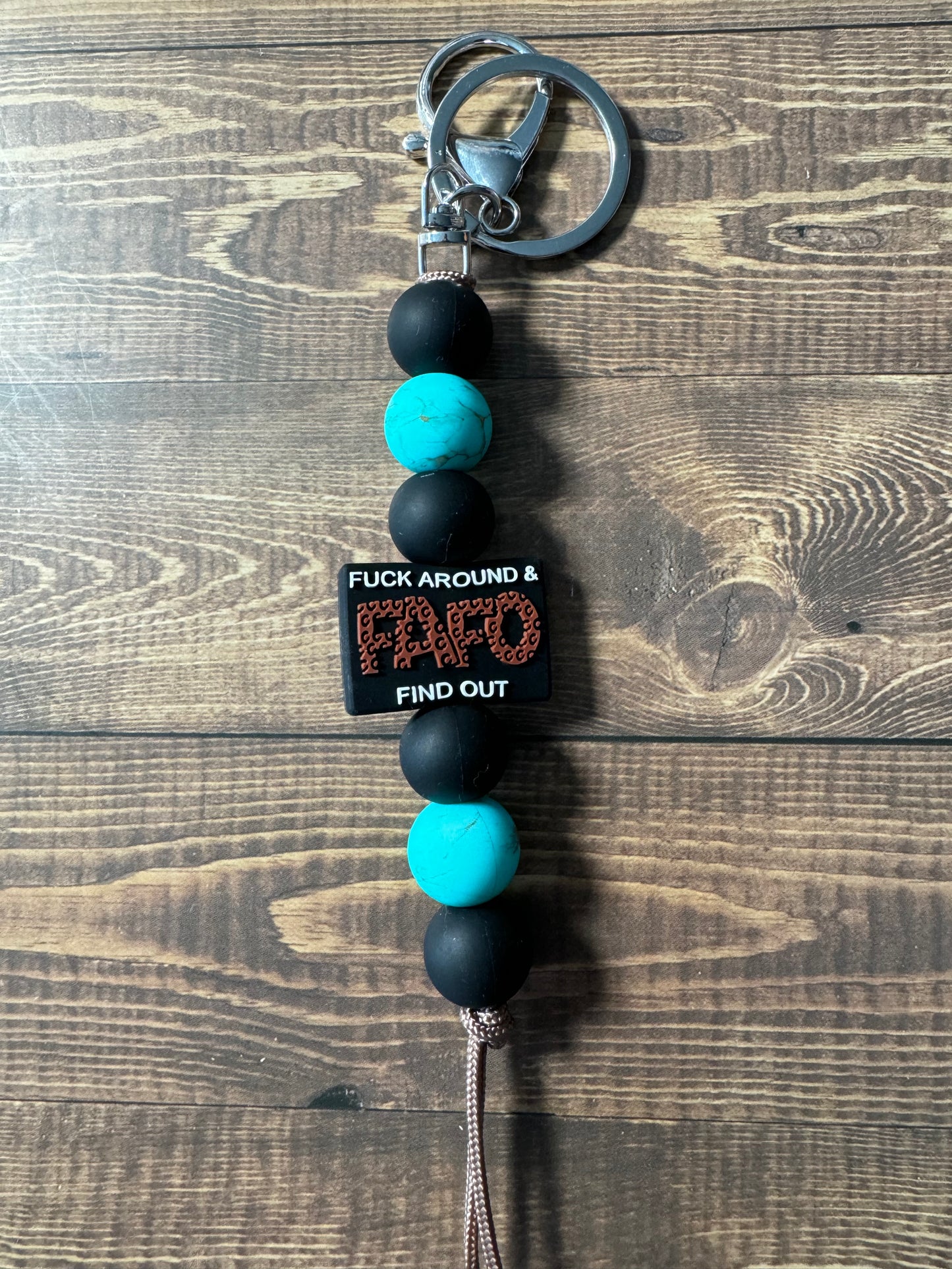 FAFO Long Keychain