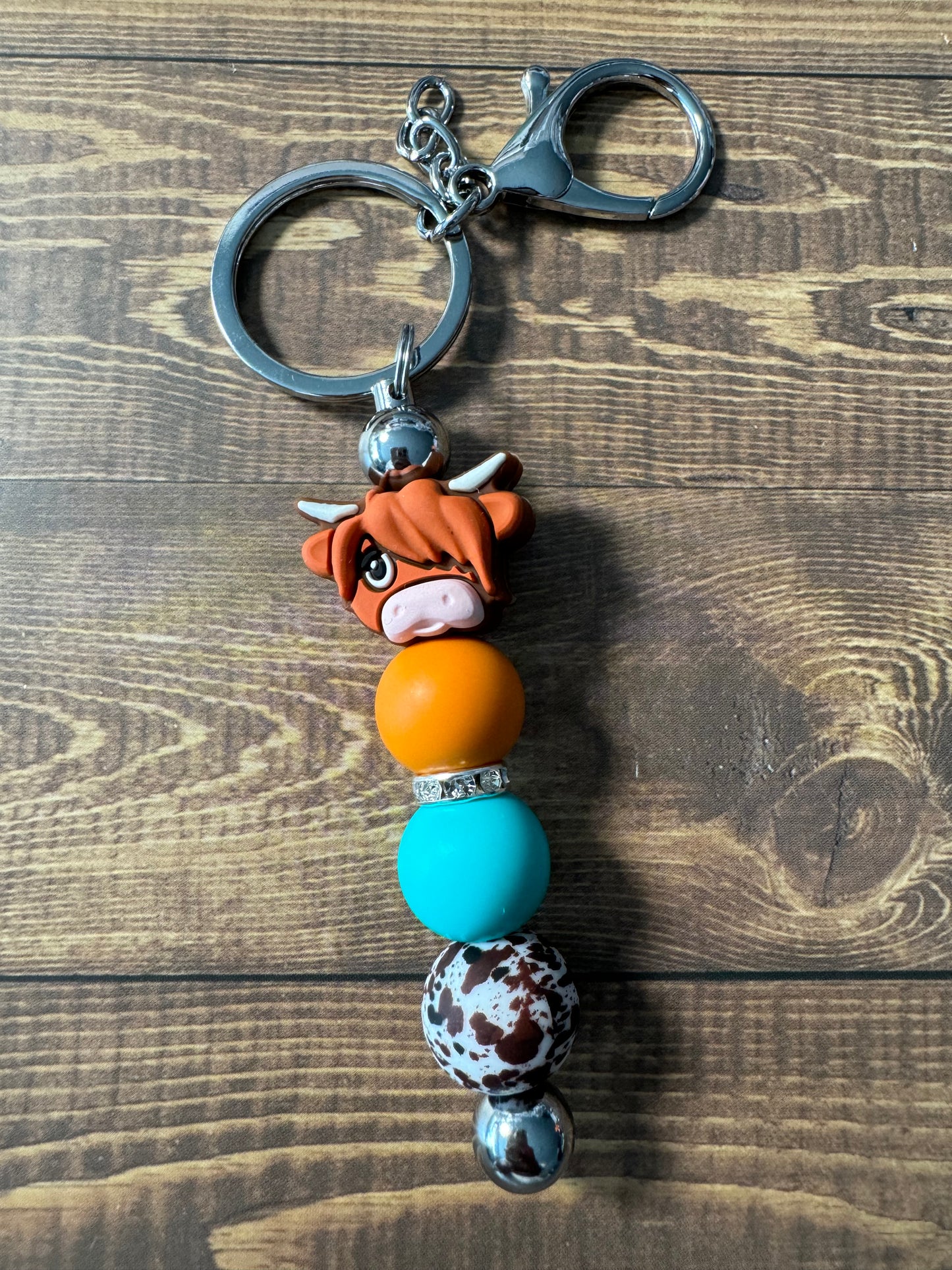 Cute Cow Mini Keychain