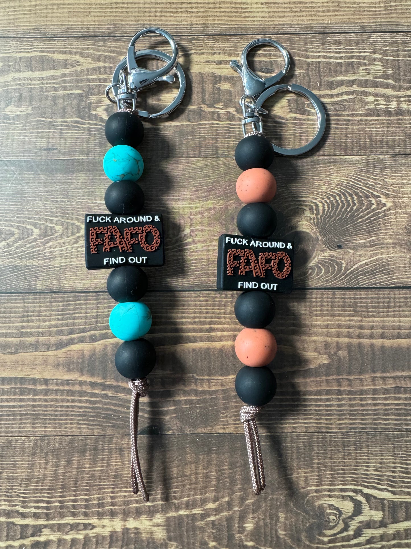 FAFO Long Keychain